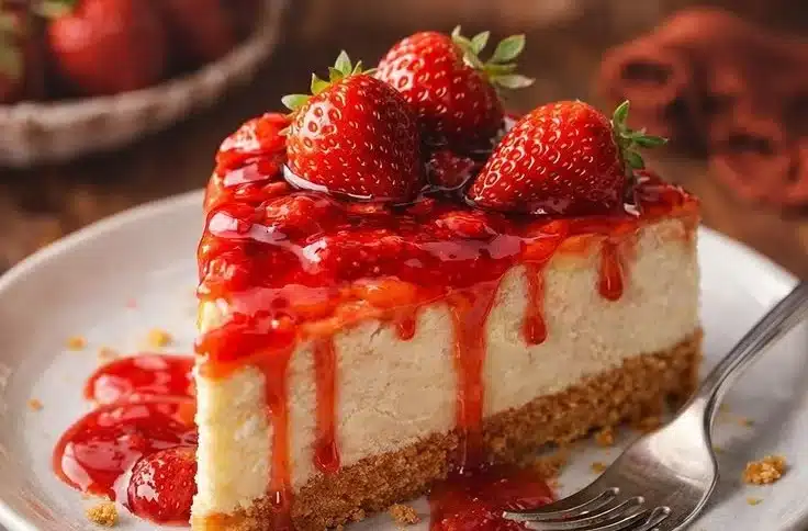 Ultimate Strawberry Cheesecake