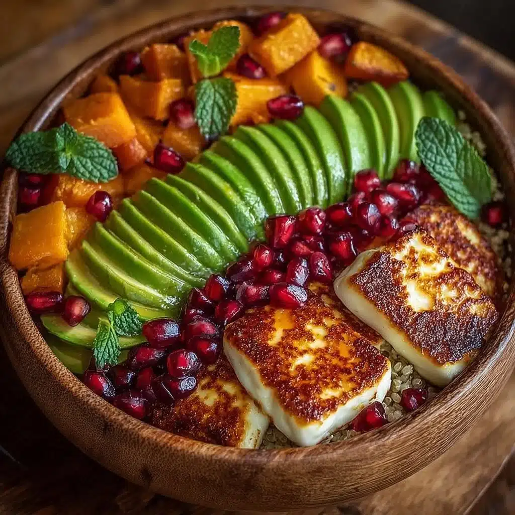 Hot Honey Halloumi Bowls 4 Hot Honey Halloumi Bowls