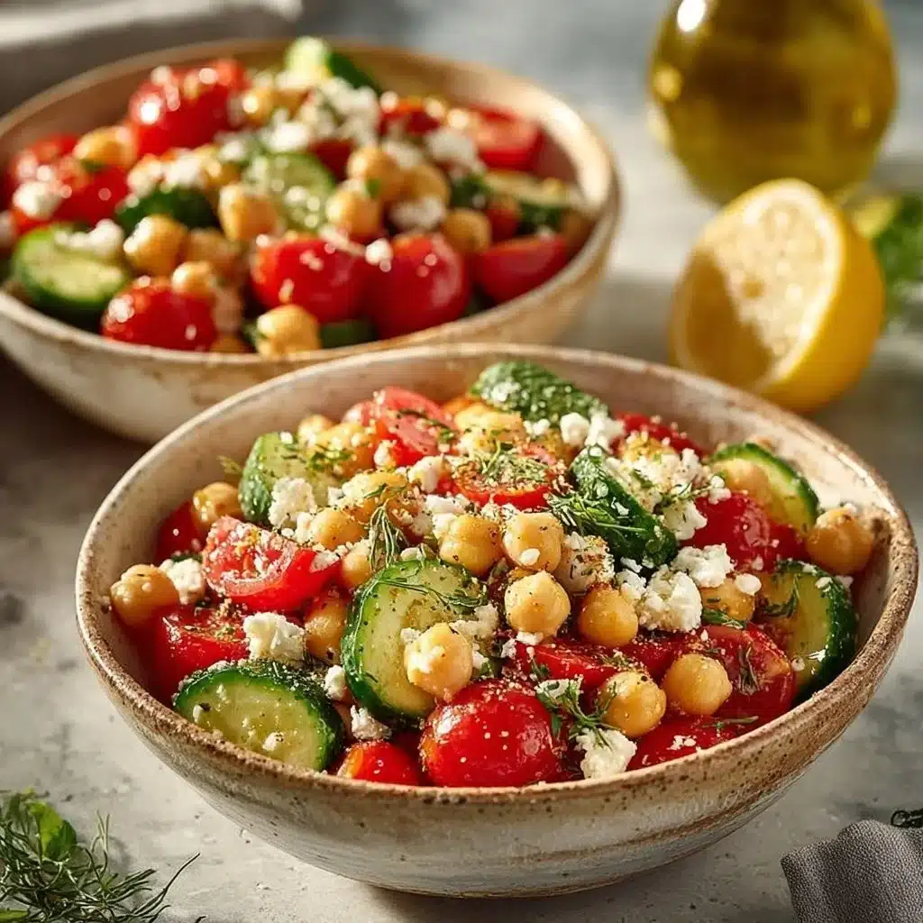 Mediterranean Chickpea Salad