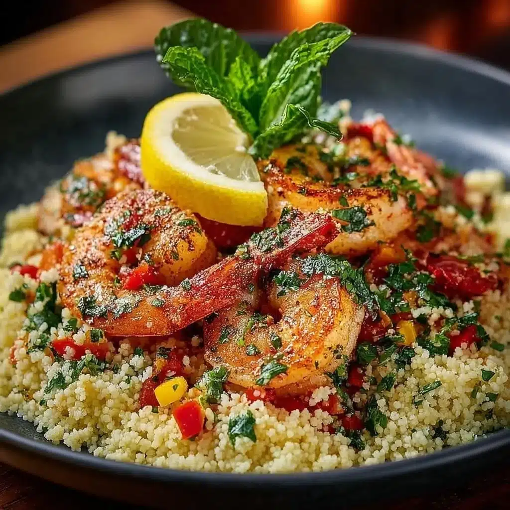 Mediterranean Shrimp Couscous